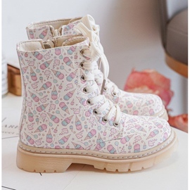 Isolerade barnstövlar med dragkedja, Beige Dolida 1