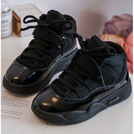 Sportskor med snörning för barn Svart Darina 1