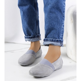 Grey Boirs lädersneakers grå 1