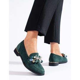 Gröna damherrar med Shelovet-kristaller 1