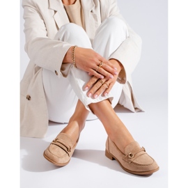 Kvinnors beige Shelovet mocka lords 1