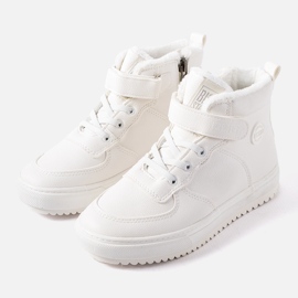 Vita isolerade stövlar Big Star GG274041 1