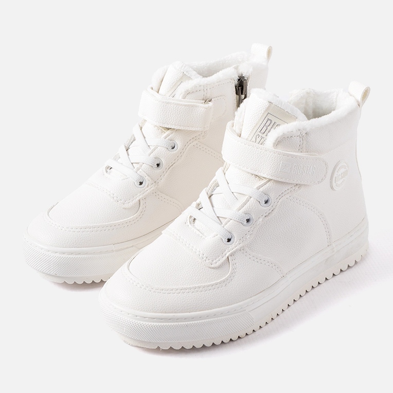 Vita isolerade stövlar Big Star GG274041 1