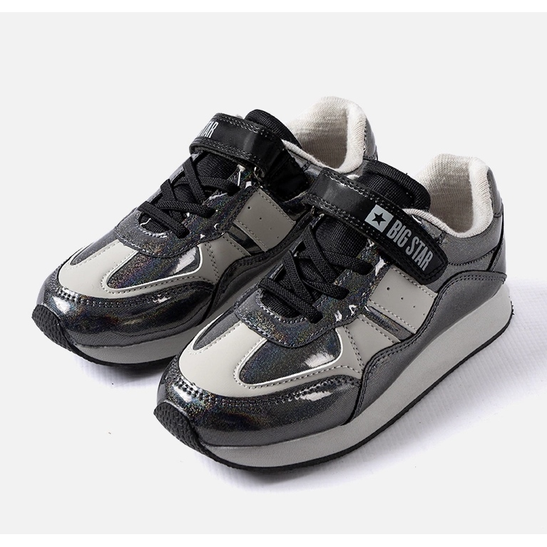 Svarta glitter sneakers Big Star KK374103 1