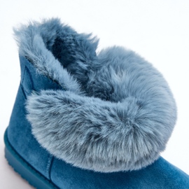 PS1 Isolerade snöstövlar för kvinnor med dekoration, blå Siriol 2