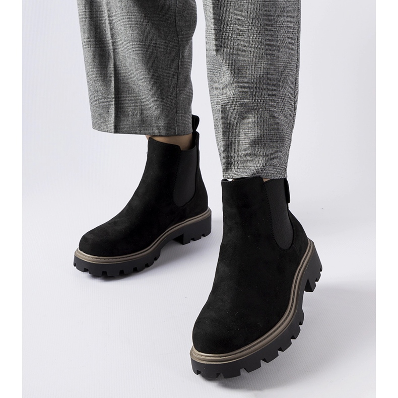 Svarta isolerade stövlar Big Star MM274372 1