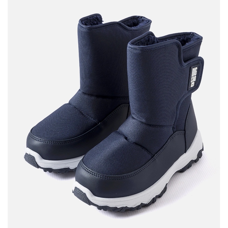 Marinblå snöstövlar för barn Big Star MM374120 1