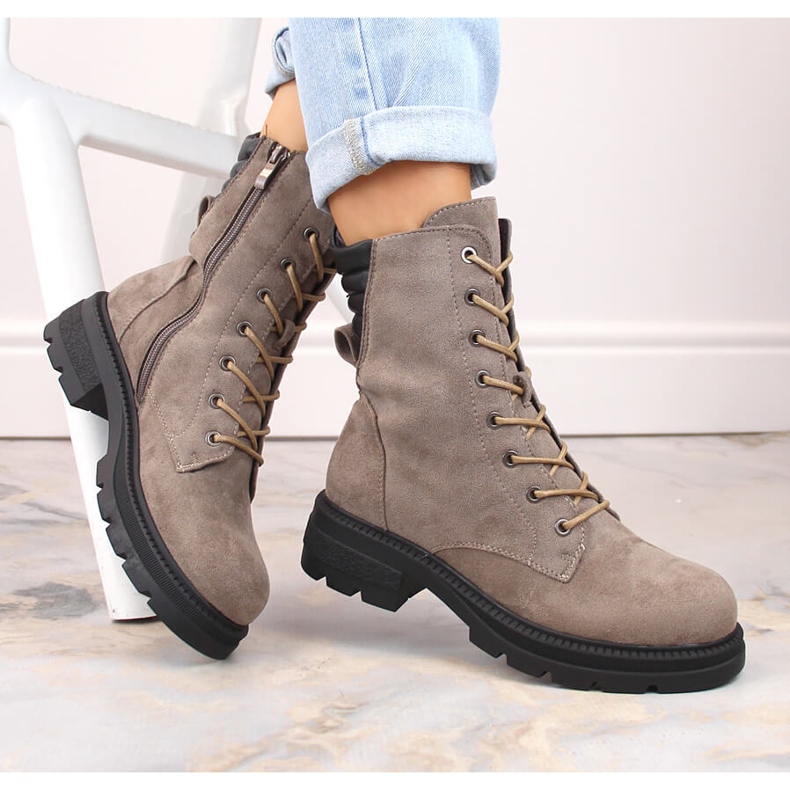 Jezzi RMR2221-17 isolerade damstövlar beige 1