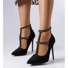 BM Svarta stift dekorerade med en Prunella-rand 1