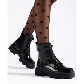 TRENDI Arbetare med utsmyckad dragkedja svart 1