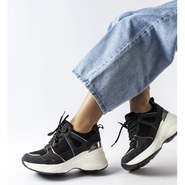 Svarta wedge sneakers från Echeverri 1