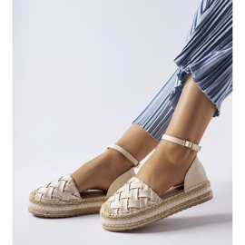 Beiga espadrillor från Gour beige 1