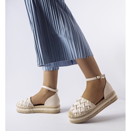 Beiga espadrillor från Gour beige 2