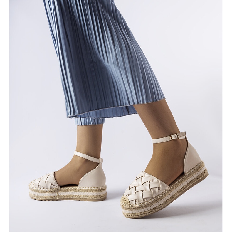 Beiga espadrillor från Gour beige 2