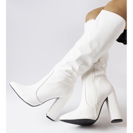 Vita stövlar X8266 Vita svart 1