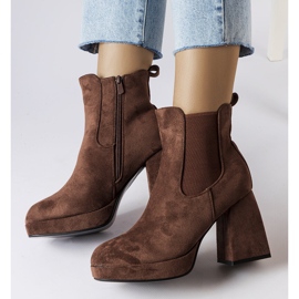 Provins bruna stövlar i ekomocka 1