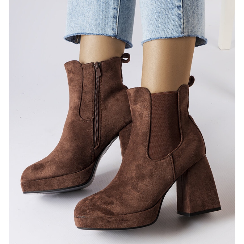 Provins bruna stövlar i ekomocka 1