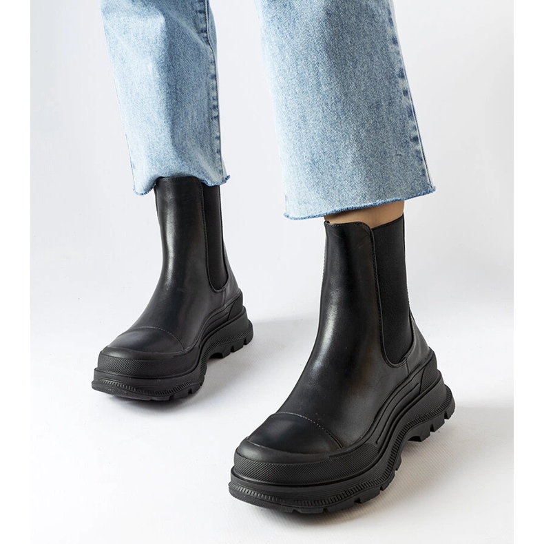 Svarta platåkängor från Bellucci 1