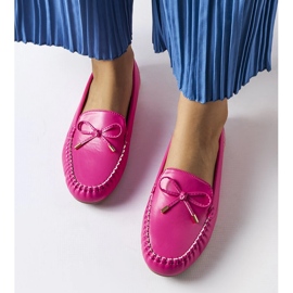 Via Foria rosa rosett loafers 1