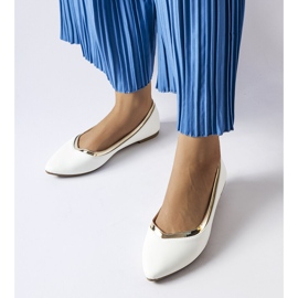 Vittorio vit balett med spetsiga tå 1