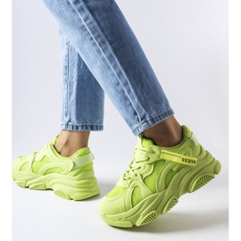 Inna Gröna sneakers med tjock sula från Amendola 1