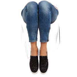 Snygg elegant slipony 788-26 Svart 1