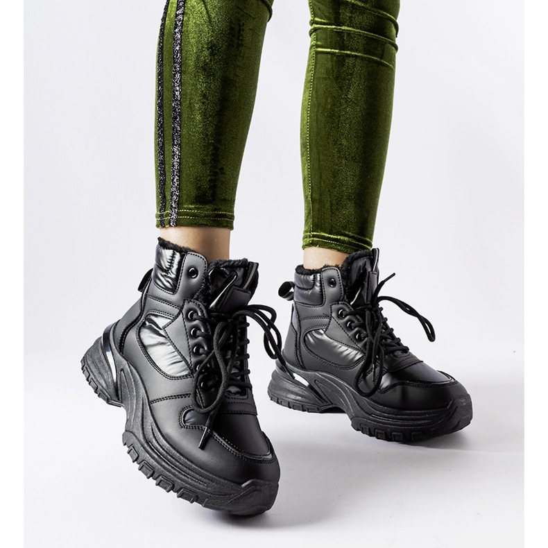 Evento Svarta isolerade Giacinto vintersportskor 1