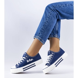 Marinblå sneakers Lee Cooper LCW-23-31-1803L 1