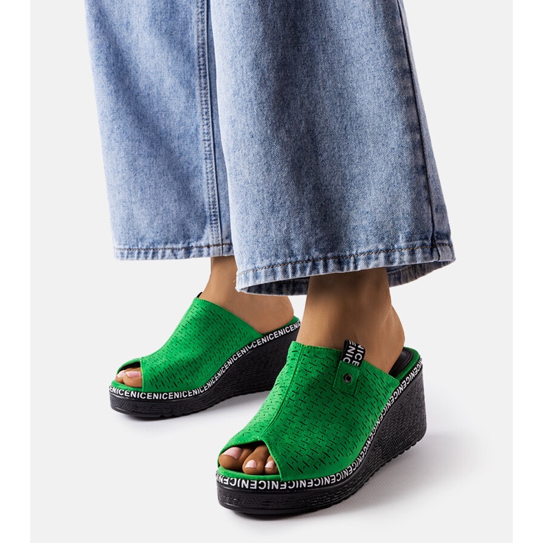 Gröna sandaler från Fulvia 1