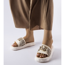 Beige dekorativa diabilder i gummi från Bérard 1