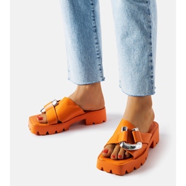 Orange massiva Carceri flipflops 1