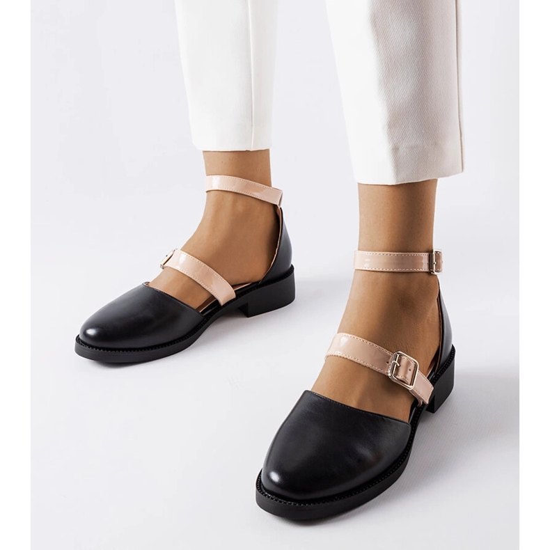 Svarta damsandaler från Josiane 1