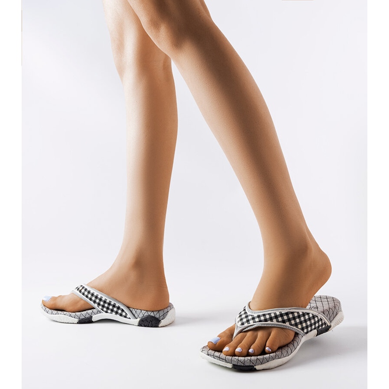 Mareta flipflops i textil svart 1