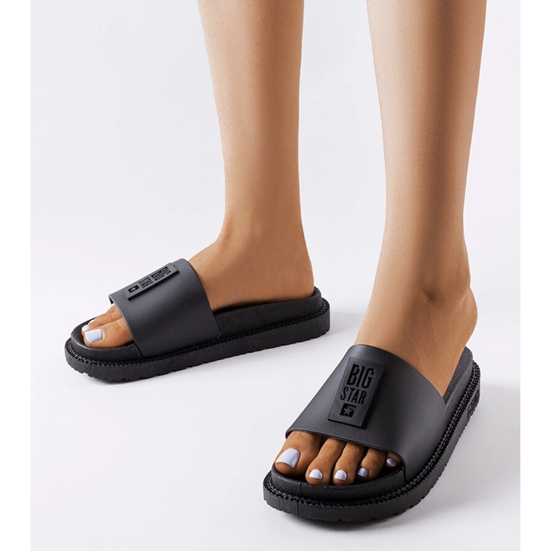 Big Star svarta tofflor LL274429 1