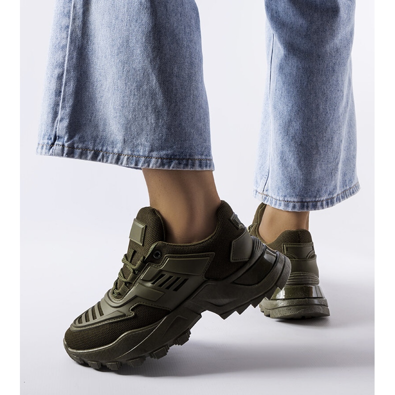 Inna Sportskor för dam AL003 Grön 1