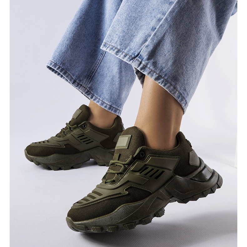 Inna Sportskor för dam AL003 Grön 2