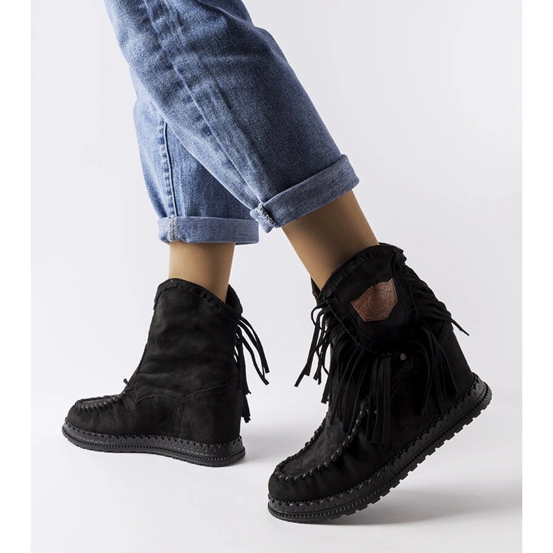 Inna Svarta kilstövlar från Giudice 1