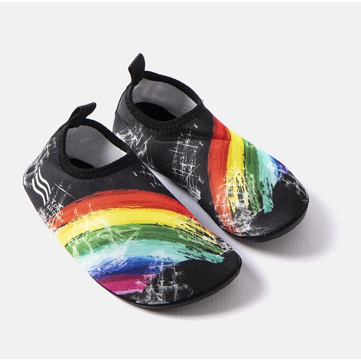 Färgglada Slipen vattenskor för barn svart svart 1