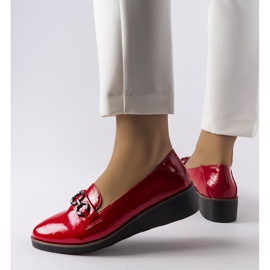 Inna Röda wedge loafers från Erin 1