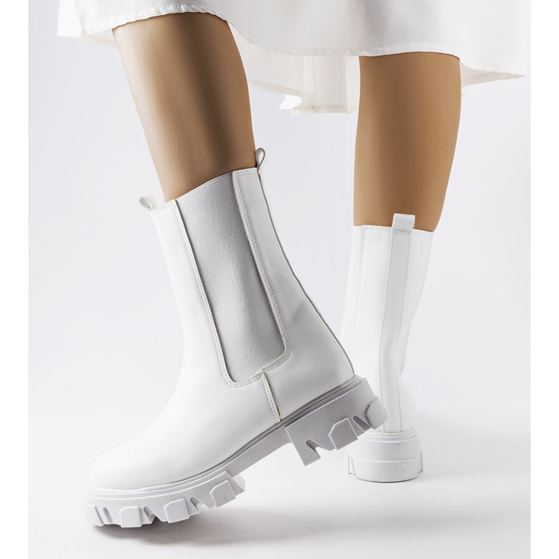 Vallejo vita arbetsstövlar 1