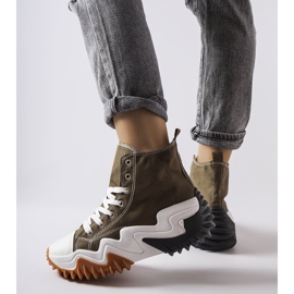 Gröna sneakers med tjock sula från Toro 1