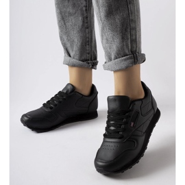 Poulsen svarta klassiska sneakers 1