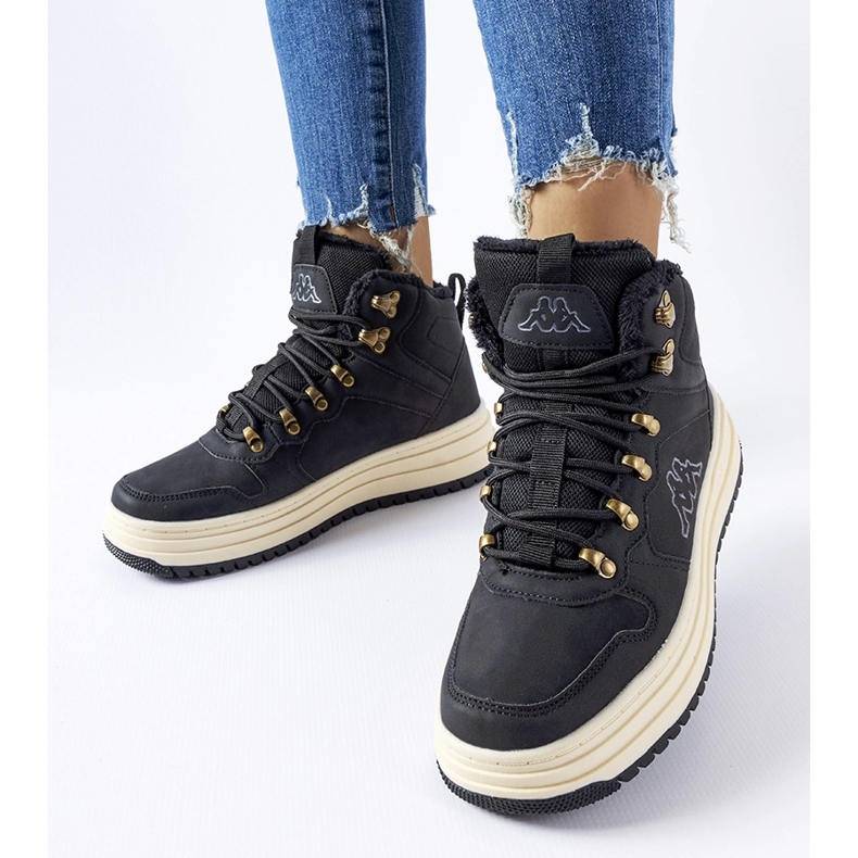 Kappa 243364 Tobin svarta isolerade skor 1