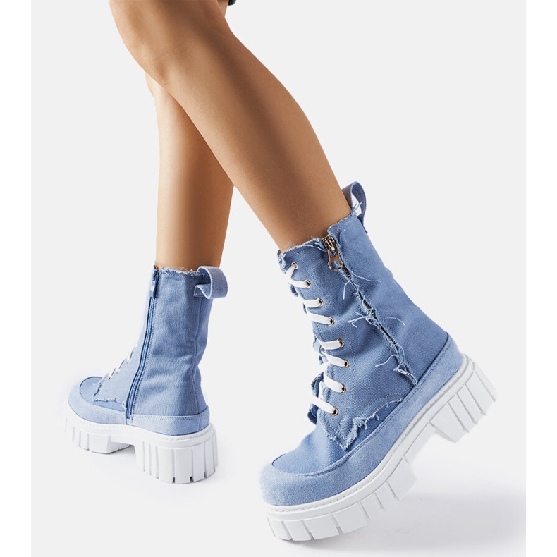 Blå isolerade Crispiero stövlar 1