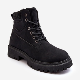 Cross Jeans Isolerade stövlar för kvinnor Svarta korsade jeans MM2R4012C 1