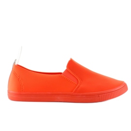 Snygga JX31​Orange slip-on sneakers 1