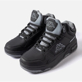 Svarta och grå unisexskor Kappa 243316 Jonscha 1