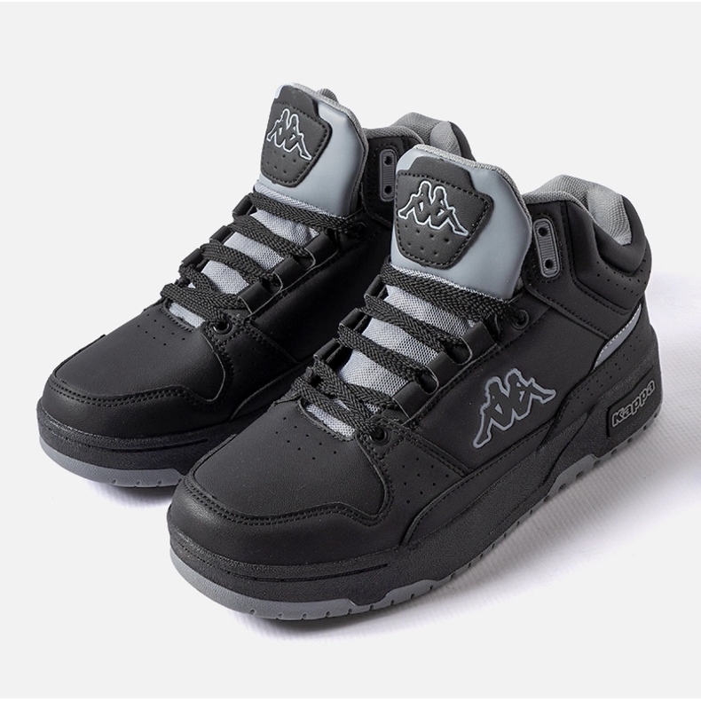 Svarta och grå unisexskor Kappa 243316 Jonscha 1