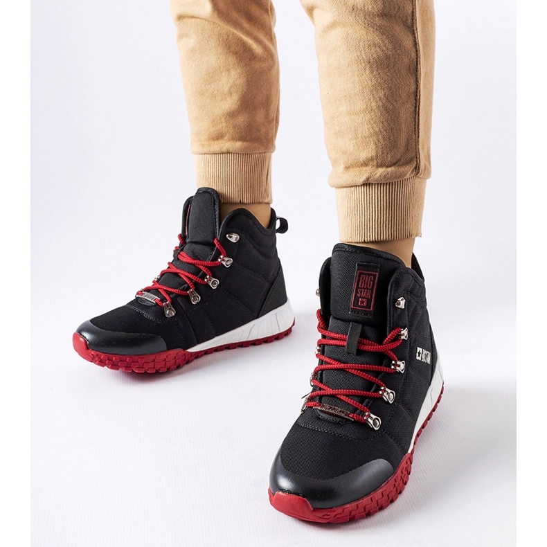 Svarta ungdomsskor Big Star KK274217 1