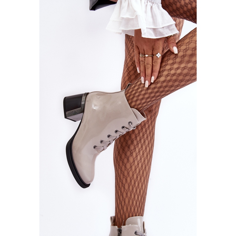 S.Barski Patentkängor för damer D&amp;A MR870-98 ljusbeige 2